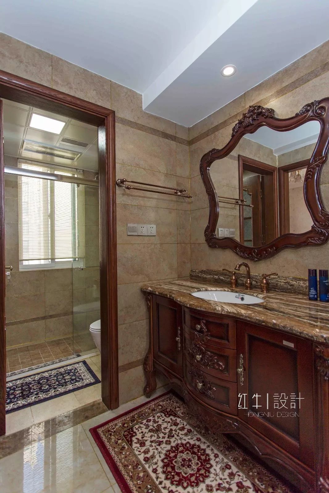 南京旭日愛上城115平米簡(jiǎn)美風(fēng)格裝修  喜歡深色家具的看過來07