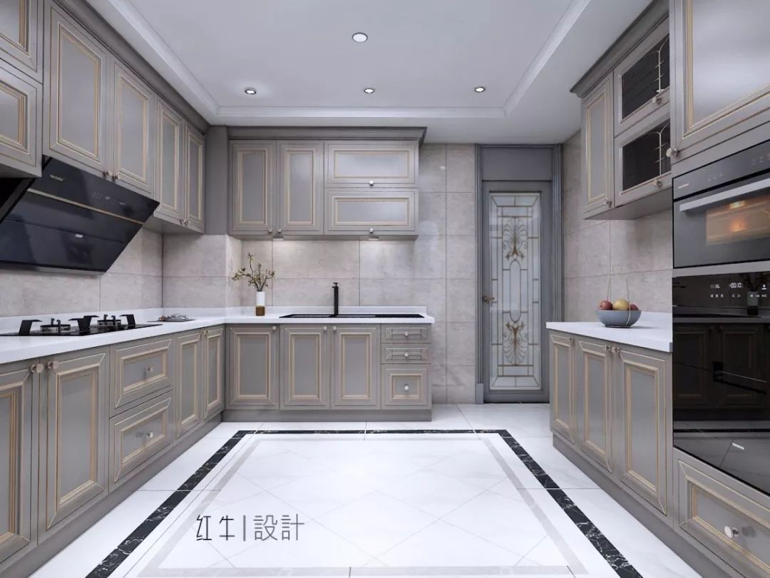 南京紫金未來城140平米簡約法式風格裝修 古典和現(xiàn)代的結(jié)合05