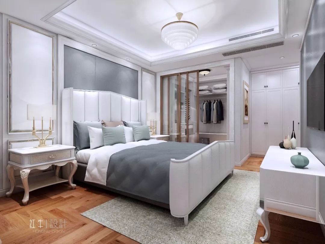 南京紫金未來城140平米簡約法式風格裝修 古典和現(xiàn)代的結(jié)合06