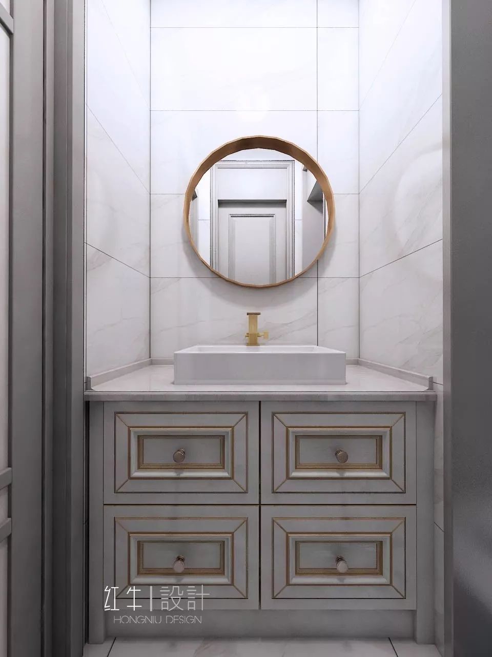 南京紫金未來城140平米簡約法式風格裝修 古典和現(xiàn)代的結(jié)合09