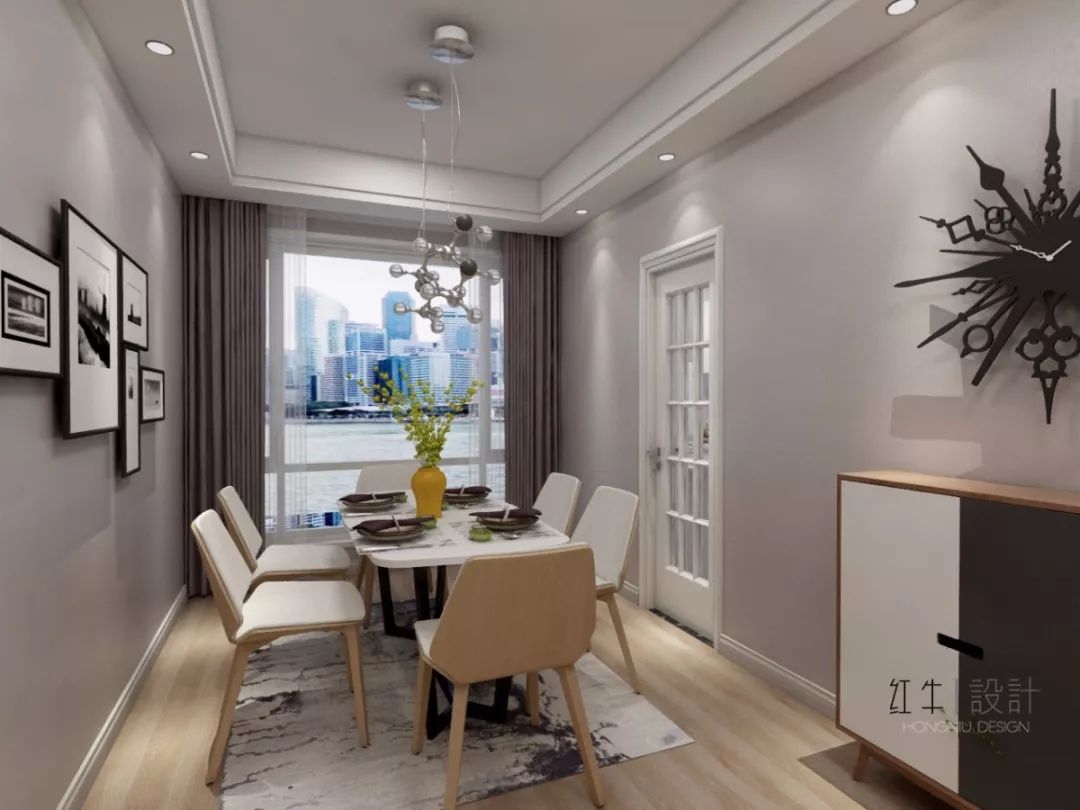 南京威尼斯水城89平米北歐風格裝修 舒適溫馨之家03