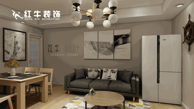 南京云南路西橋花苑79平米現(xiàn)代簡約風(fēng)格裝修  溫馨浪漫01紅牛裝飾