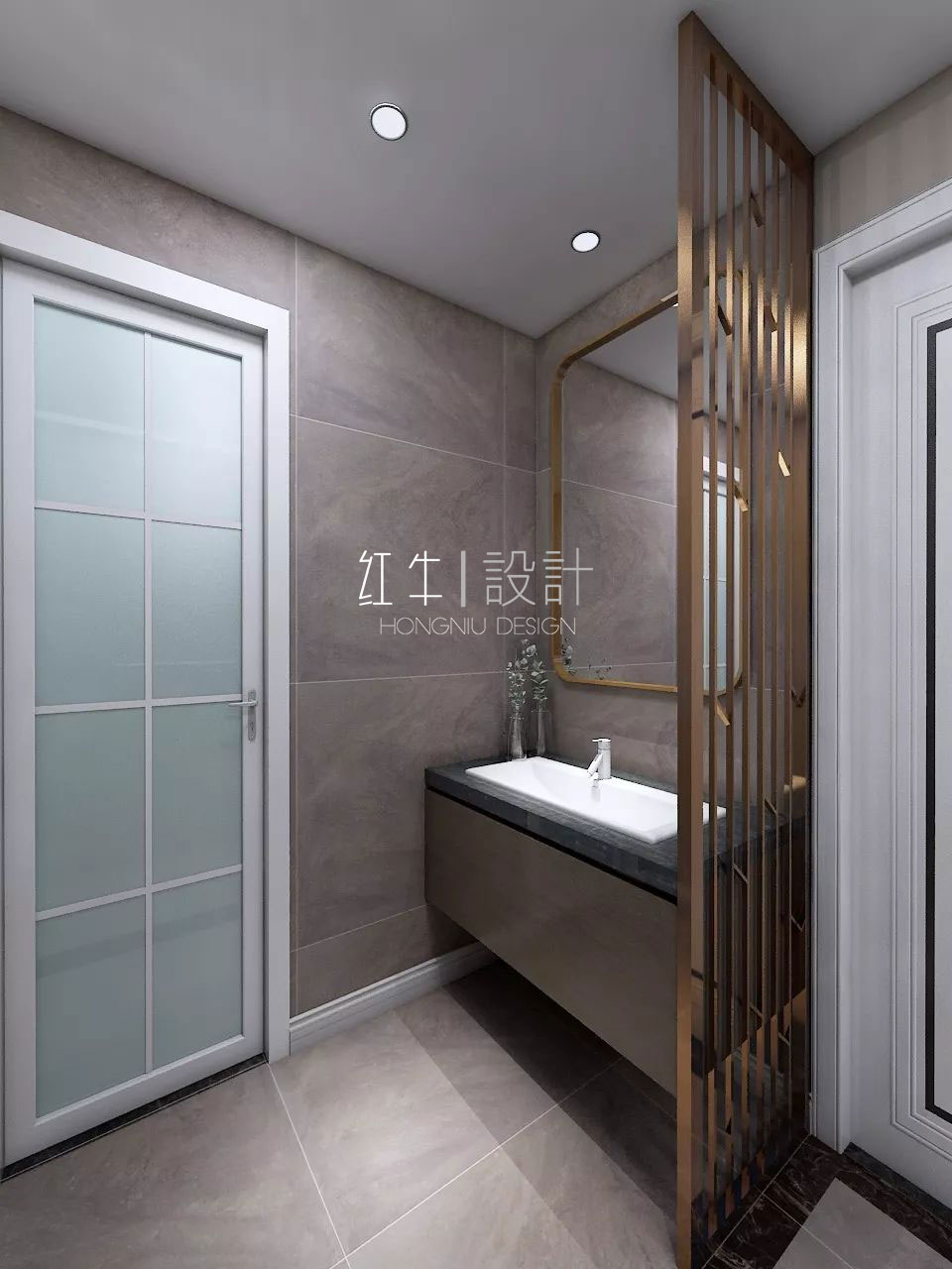 南京保利國(guó)際社區(qū)95平米現(xiàn)代簡(jiǎn)約風(fēng)格裝修08衛(wèi)生間干區(qū)_水印