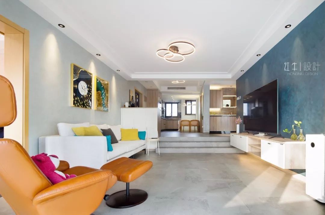 南京明月港灣105平米北歐風(fēng)格裝修  擁有獨(dú)立衣帽間與書房07實景圖