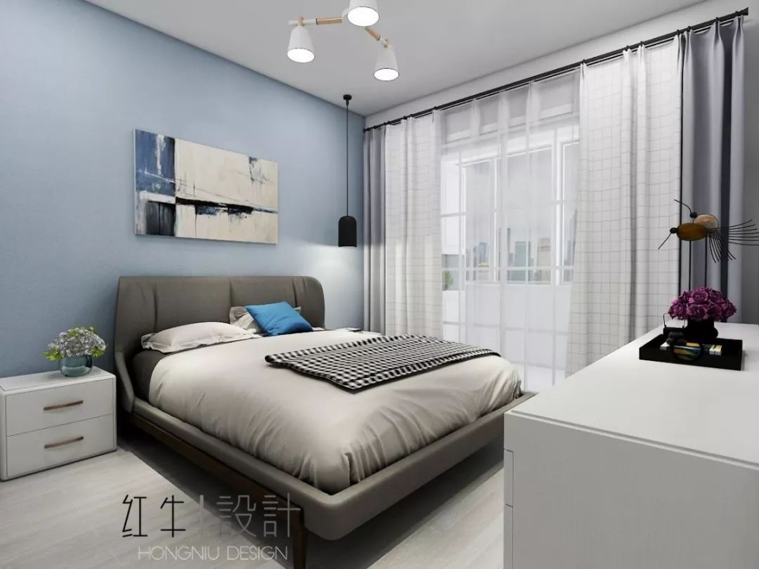 南京老房翻新--“能住”與“好住”之間，就差這點改變！14改造后_主臥室