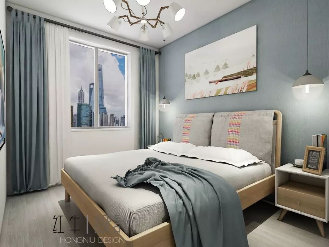 南京老房翻新--“能住”與“好住”之間，就差這點改變！15改造后_次臥室