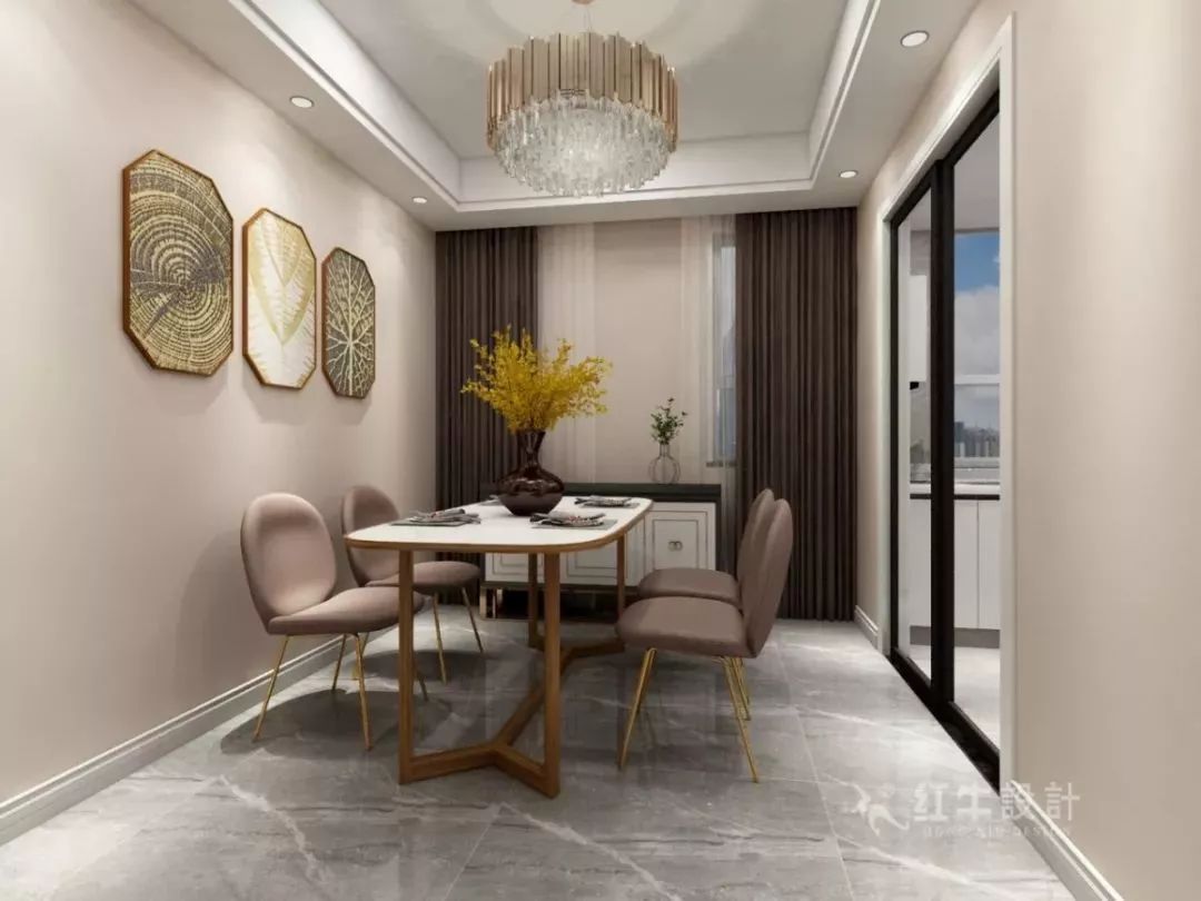 南京海賦尚城122㎡現(xiàn)代風(fēng)格--打造高品質(zhì)時尚家居05餐廳