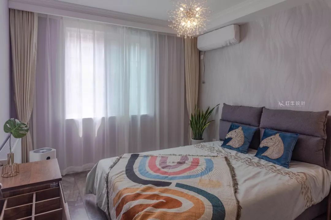 南京龍蟠花苑90㎡現(xiàn)代輕奢--老房升級改造，變身時尚精致家！14臥室改造