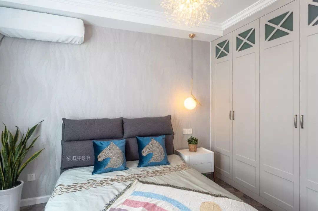 南京龍蟠花苑90㎡現(xiàn)代輕奢--老房升級改造，變身時尚精致家！15臥室改造