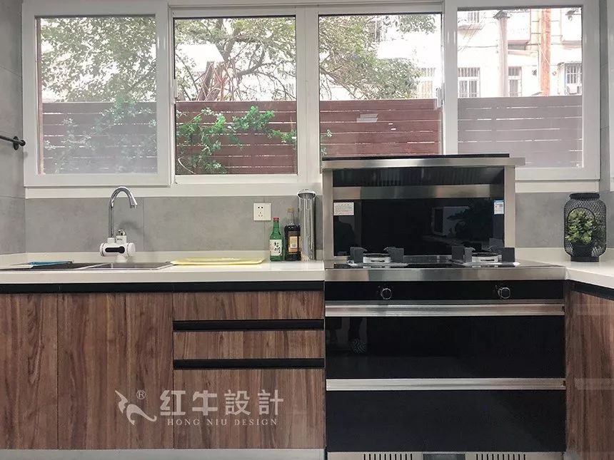 南京后宰門街75㎡北歐風格--美翻了的家庭小院05廚房設(shè)計