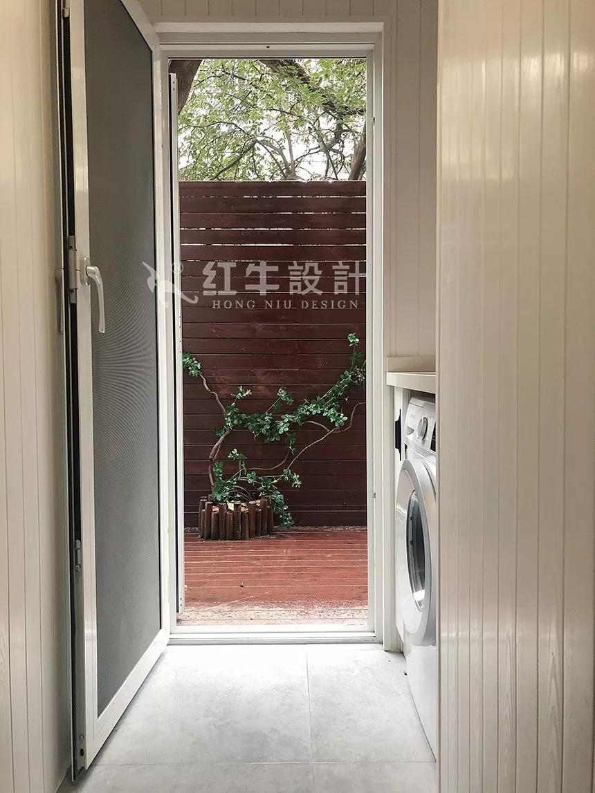 南京后宰門街75㎡北歐風格--美翻了的家庭小院06過道設(shè)計