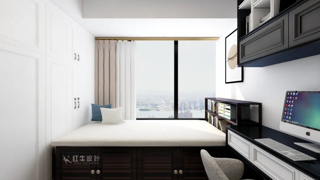 魏明花_明發(fā)財(cái)富中心63㎡新中式風(fēng)格--小戶型大利用06書(shū)房