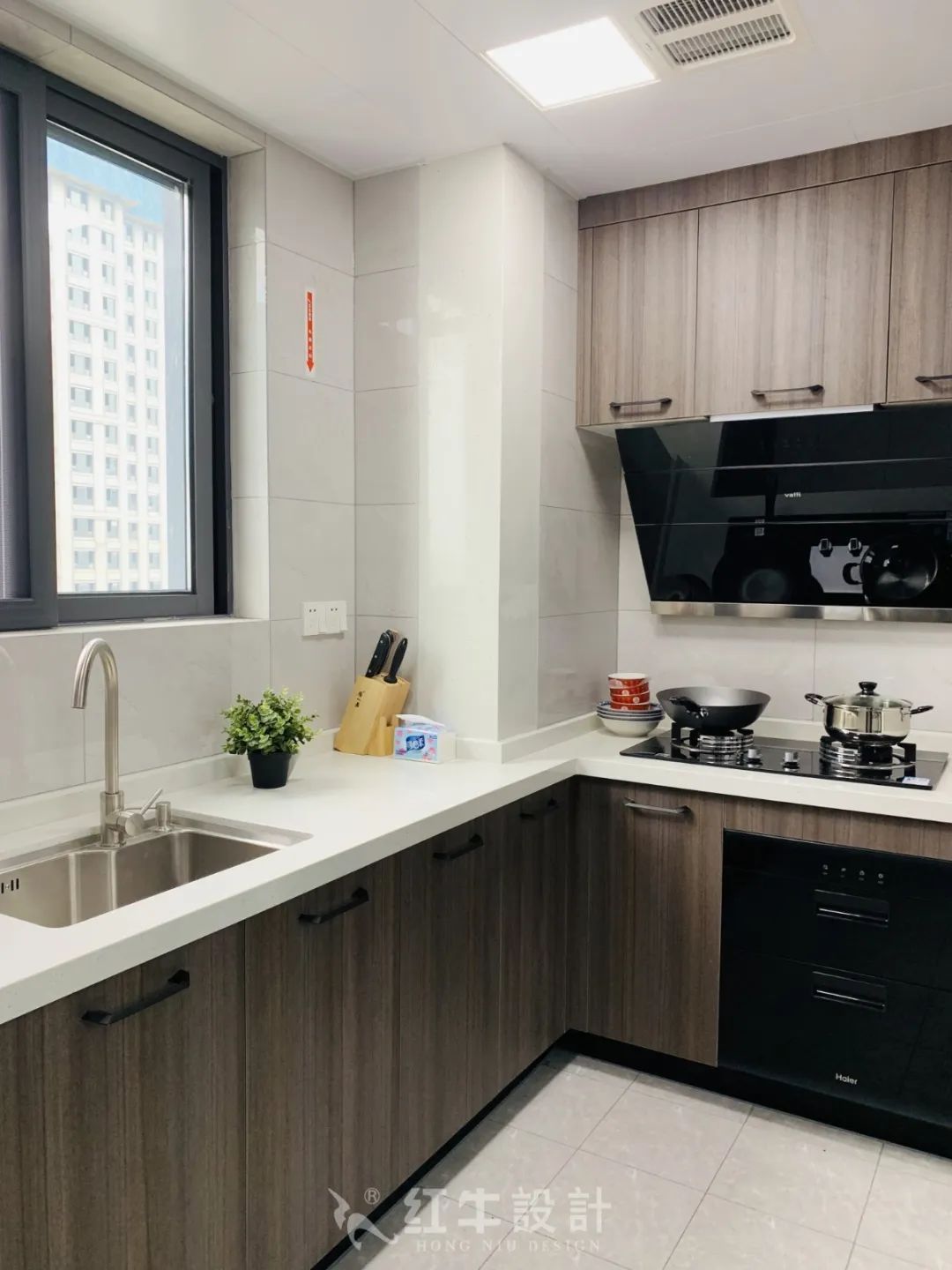 保利國際社區(qū)95㎡北歐風(fēng)格--記錄毛坯到美家的蛻變過程09實(shí)景效果_廚房