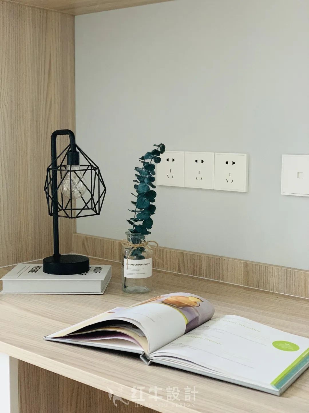 保利國際社區(qū)95㎡北歐風(fēng)格--記錄毛坯到美家的蛻變過程13實(shí)景效果_書房書桌