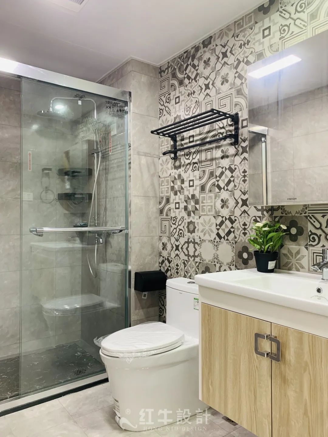 保利國際社區(qū)95㎡北歐風(fēng)格--記錄毛坯到美家的蛻變過程14實(shí)景效果_衛(wèi)生間