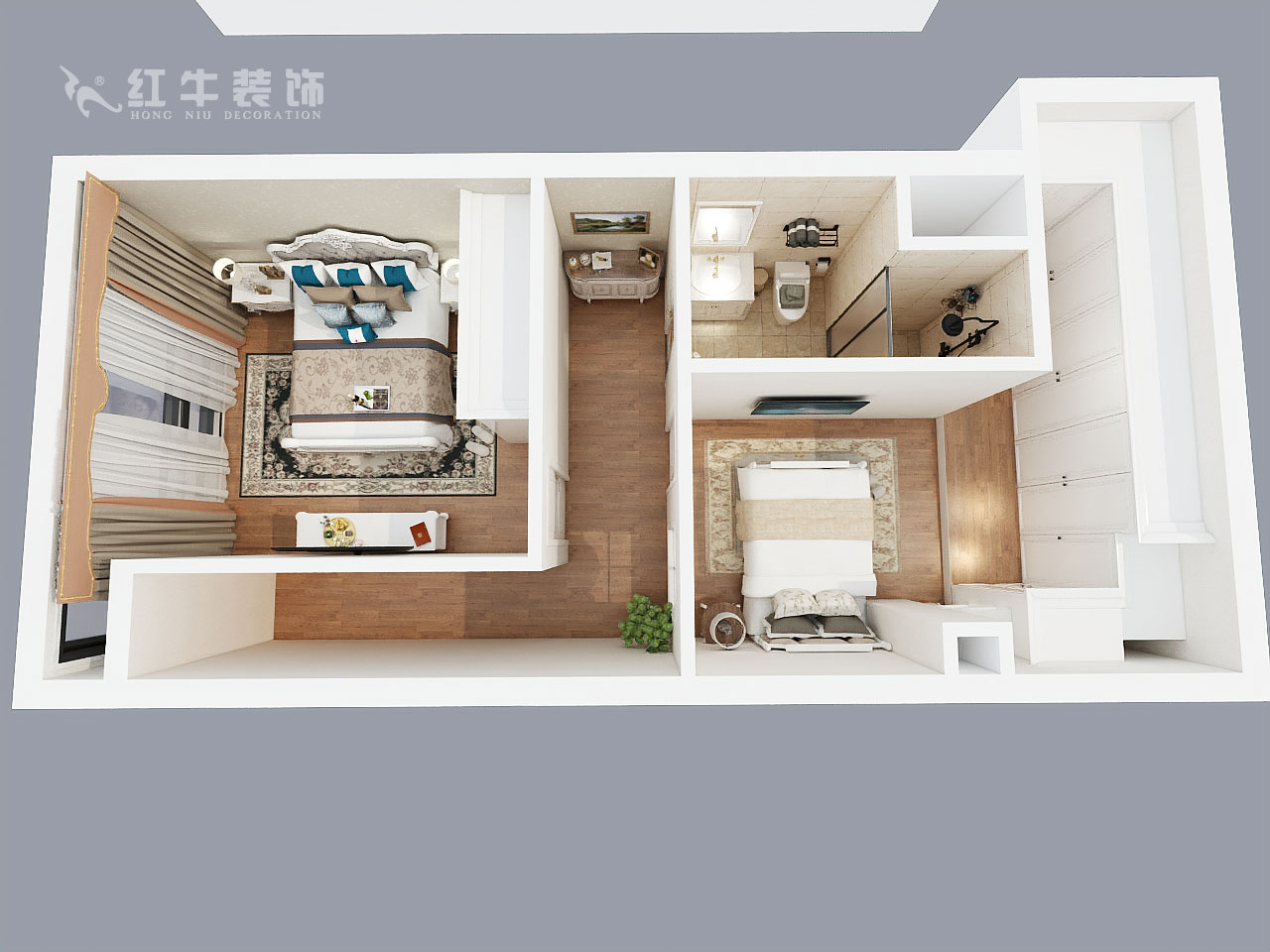 郭志成_悅享家北樓710-90㎡-簡(jiǎn)歐風(fēng)格_二樓鳥瞰圖+logo