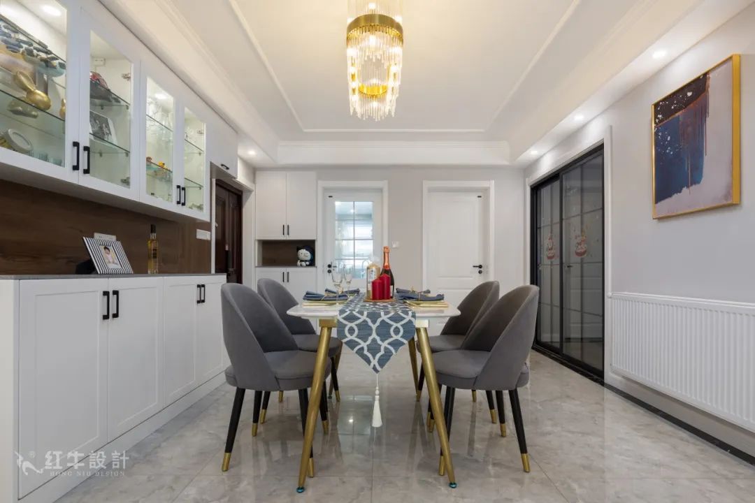 85后夫婦的美式輕奢家，起名“海藍之謎”！05餐廳