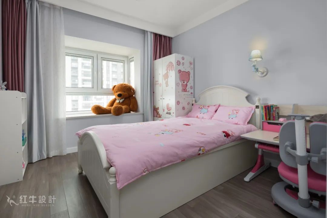 85后夫婦的美式輕奢家，起名“海藍之謎”！12兒童房