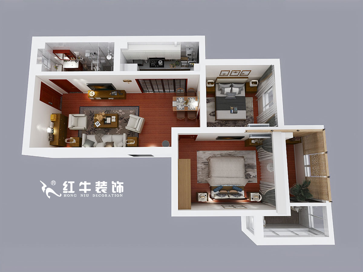 賈庭_宏鷹花園5-202-87㎡-現(xiàn)代中式風(fēng)格00鳥瞰圖