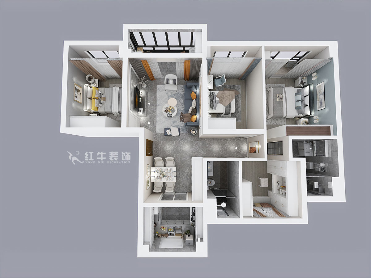 賈庭_寶華碧桂園大學(xué)印象25-1-502室-109㎡-簡歐輕奢風(fēng)格_3室2廳2衛(wèi)（精裝修重新裝修）_定制家￥149148_全包14