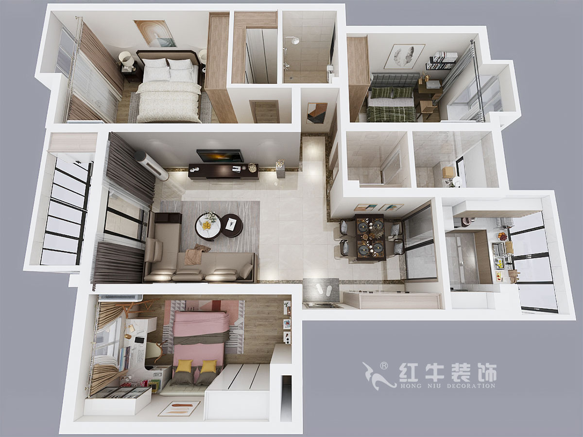 郭志成_宏圖上水園25-1104-130㎡-現(xiàn)代簡約風(fēng)格_3室2廳2衛(wèi)(老房裝修)_定制家¥134817