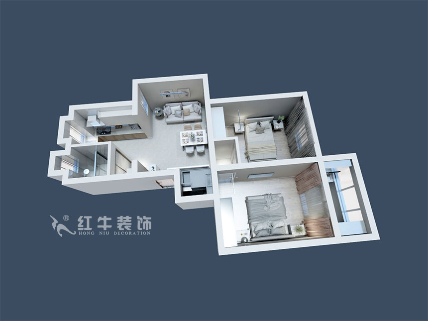 劉曉芳_寧棲園6-2-703-63㎡-現(xiàn)代風(fēng)格_2室2廳1衛(wèi)(老房裝修)_定制家¥93000_全包9