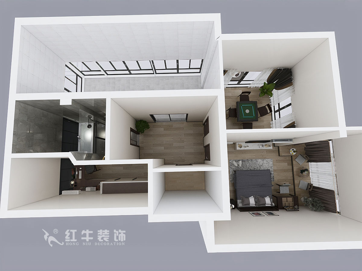 郭志成_墨香山莊25-1101-197㎡-輕奢簡美風(fēng)格_5室3廳2衛(wèi)(老房裝修)_定制家¥260180_全包26萬00_08鳥瞰圖2樓