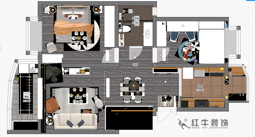 劉萍萍_風光里34-122-402-90㎡-簡歐風格_3室2廳1衛(wèi)(老房裝修)_定制家¥124700_全包12
