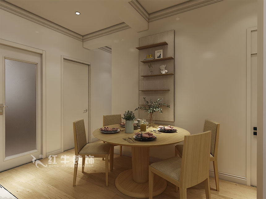 魏利利_津橋華府82㎡現(xiàn)代簡(jiǎn)約｜顛覆傳統(tǒng)客廳，即是休閑書(shū)吧又是影院07餐廳