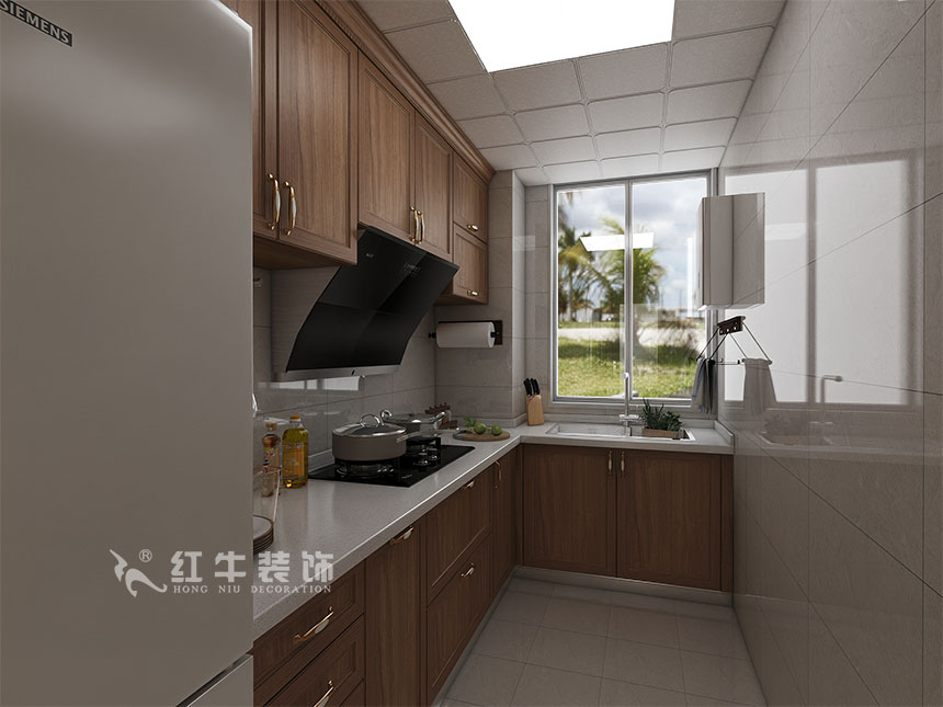 魏利利_津橋華府82㎡現(xiàn)代簡(jiǎn)約｜顛覆傳統(tǒng)客廳，即是休閑書(shū)吧又是影院08廚房間