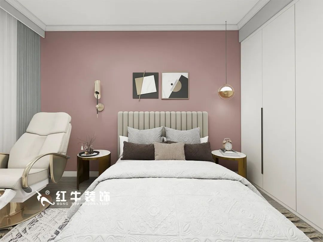 劉萍萍_仙龍灣山莊90㎡輕奢風(fēng)格｜加入一點(diǎn)金屬線條，這個家高級又溫柔！08