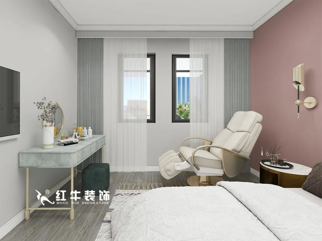 劉萍萍_仙龍灣山莊90㎡輕奢風(fēng)格｜加入一點(diǎn)金屬線條，這個家高級又溫柔！09