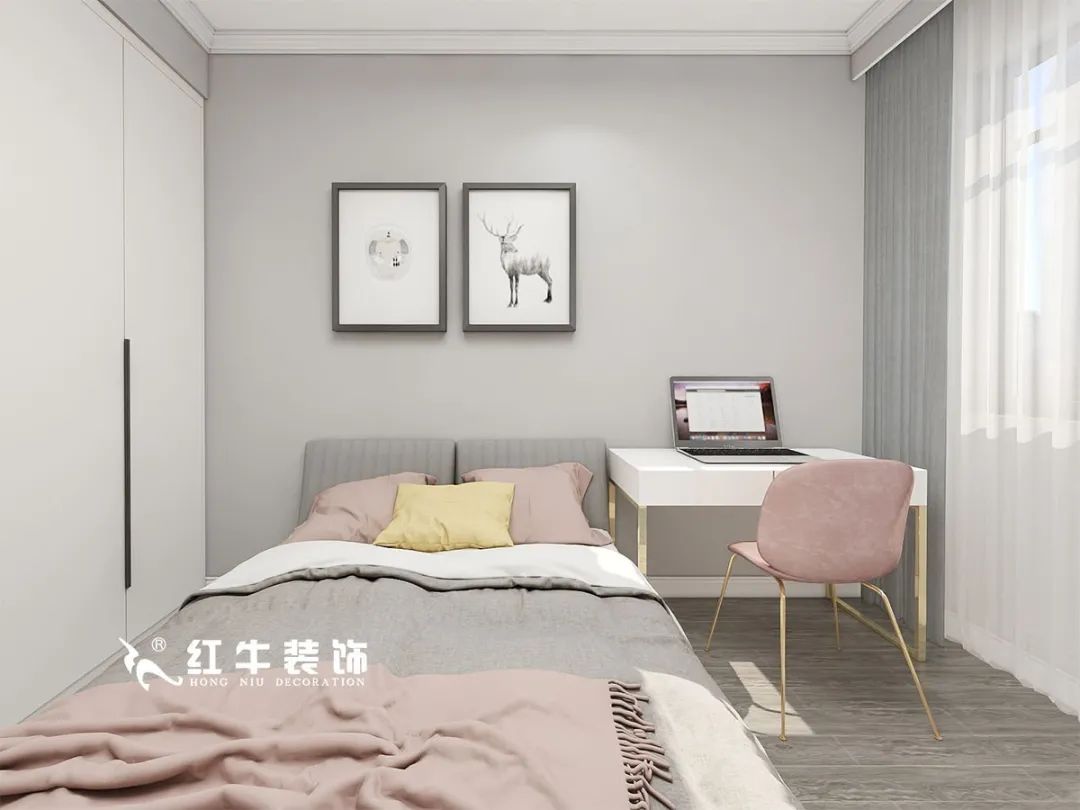 劉萍萍_仙龍灣山莊90㎡輕奢風(fēng)格｜加入一點(diǎn)金屬線條，這個家高級又溫柔！10