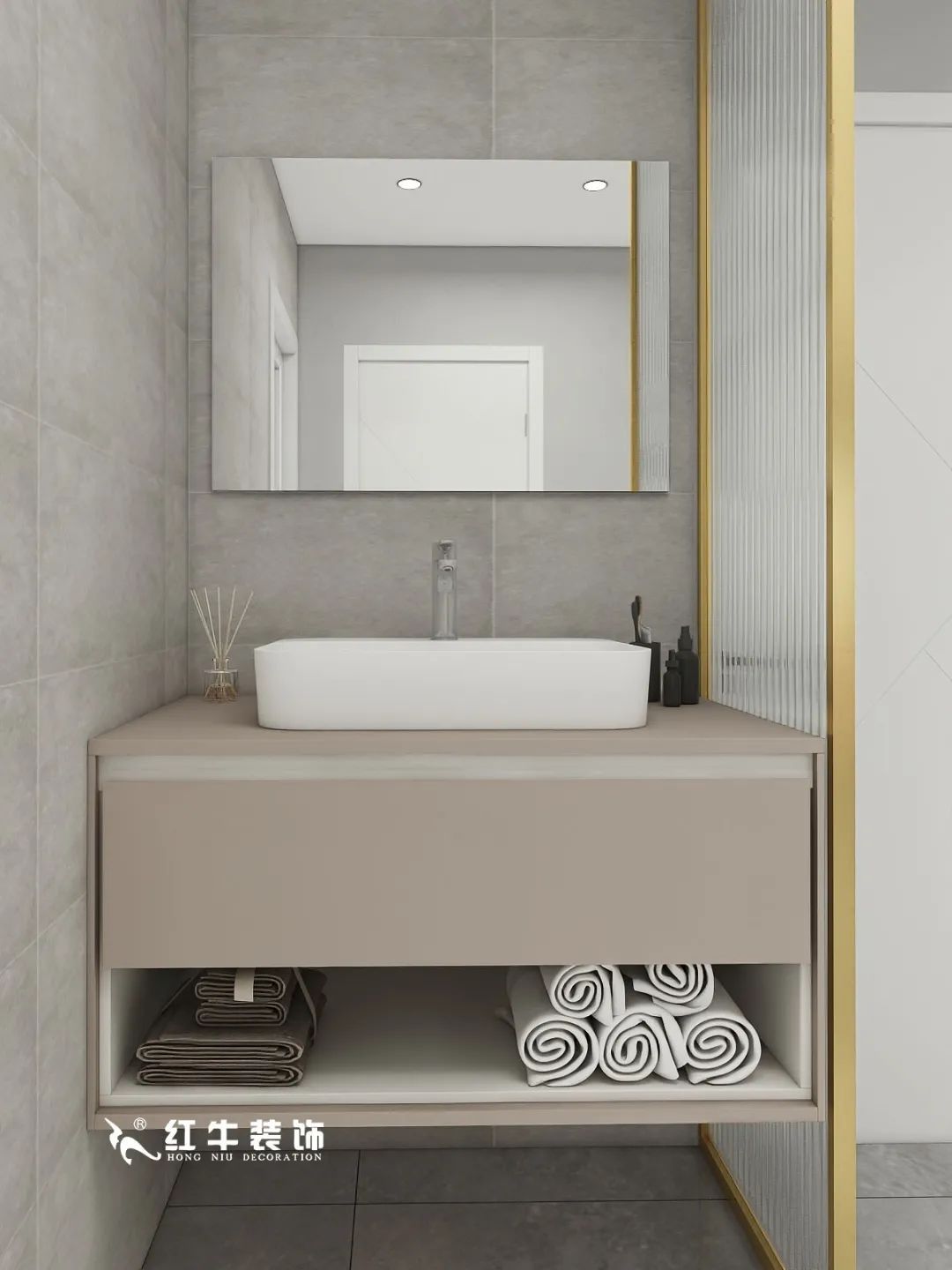 劉萍萍_仙龍灣山莊90㎡輕奢風(fēng)格｜加入一點(diǎn)金屬線條，這個家高級又溫柔！11