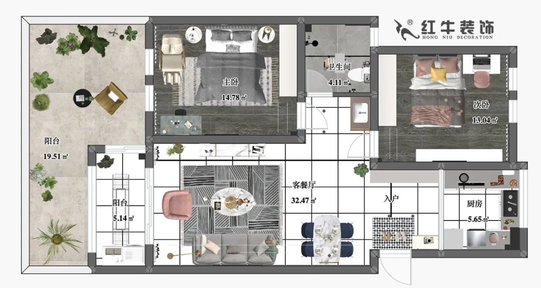 劉萍萍_仙龍灣山莊90㎡輕奢風(fēng)格｜加入一點(diǎn)金屬線條，這個家高級又溫柔！12