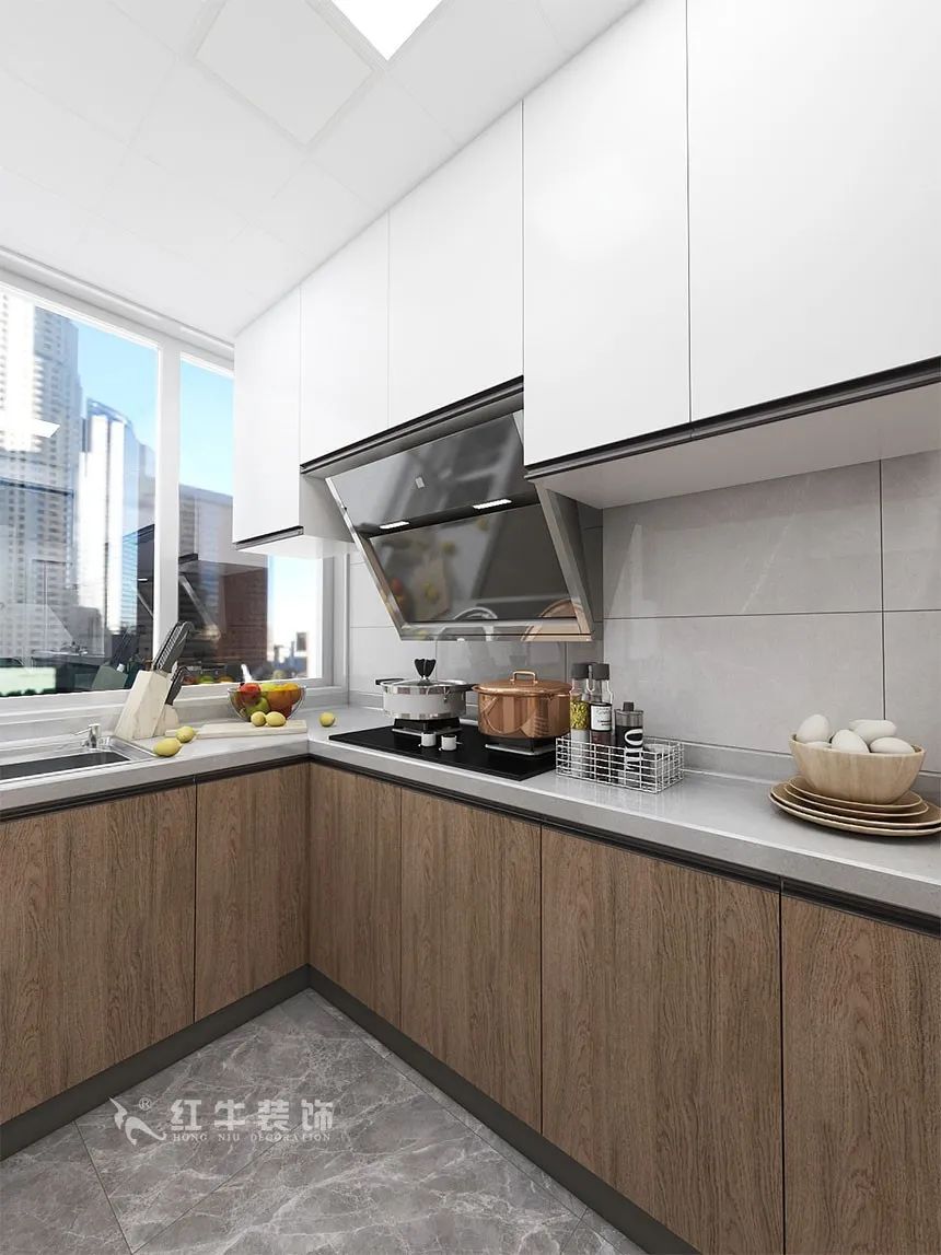 沙發(fā)不要靠墻，這樣設(shè)計(jì)才夠別致！（顧娟_東城水岸115㎡現(xiàn)代風(fēng)格_3室2廳1衛(wèi)_舊房裝修_全包17萬）08