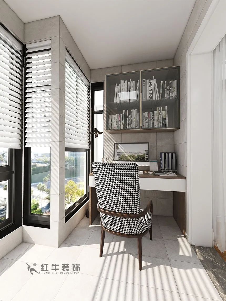 沙發(fā)不要靠墻，這樣設(shè)計(jì)才夠別致?。櫨阓東城水岸115㎡現(xiàn)代風(fēng)格_3室2廳1衛(wèi)_舊房裝修_全包17萬）12