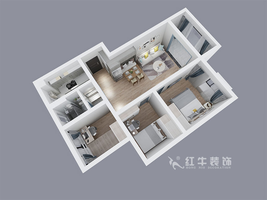 陸利民_保利羅蘭春天1-1404-86㎡-現(xiàn)代風(fēng)格_3室2廳1衛(wèi)(新房裝修)_成品家¥136800_全包13萬00_04鳥瞰圖