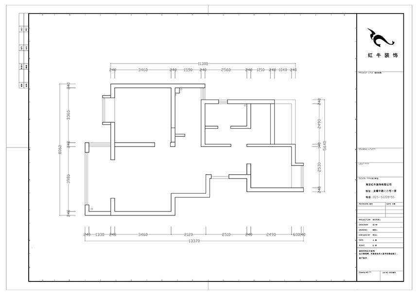 陸利民_紅豆香江華庭5-2-104-87㎡-現(xiàn)代風(fēng)格_3室2廳1衛(wèi)(新房裝修)_定制家¥114000_全包12萬(wàn)00_01原始結(jié)構(gòu)圖