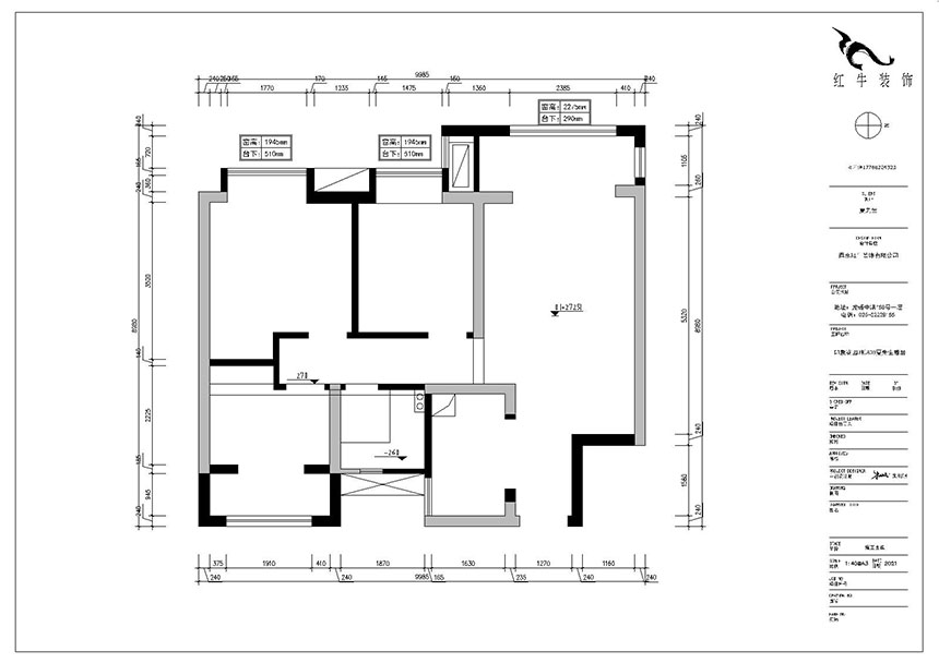 朱明琪_印象花園3-803-89㎡-現(xiàn)代輕奢風(fēng)格_3室2廳1衛(wèi)(新房裝修)_成品家¥100000_全包13萬00_01原始結(jié)構(gòu)圖
