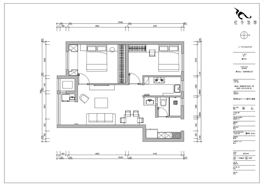 朱明琪_紫楊佳園24-3-910-87㎡-現(xiàn)代簡約風(fēng)格_2室2廳1衛(wèi)(新房裝修)_成品家¥120000_全包10萬00_02平面布置圖
