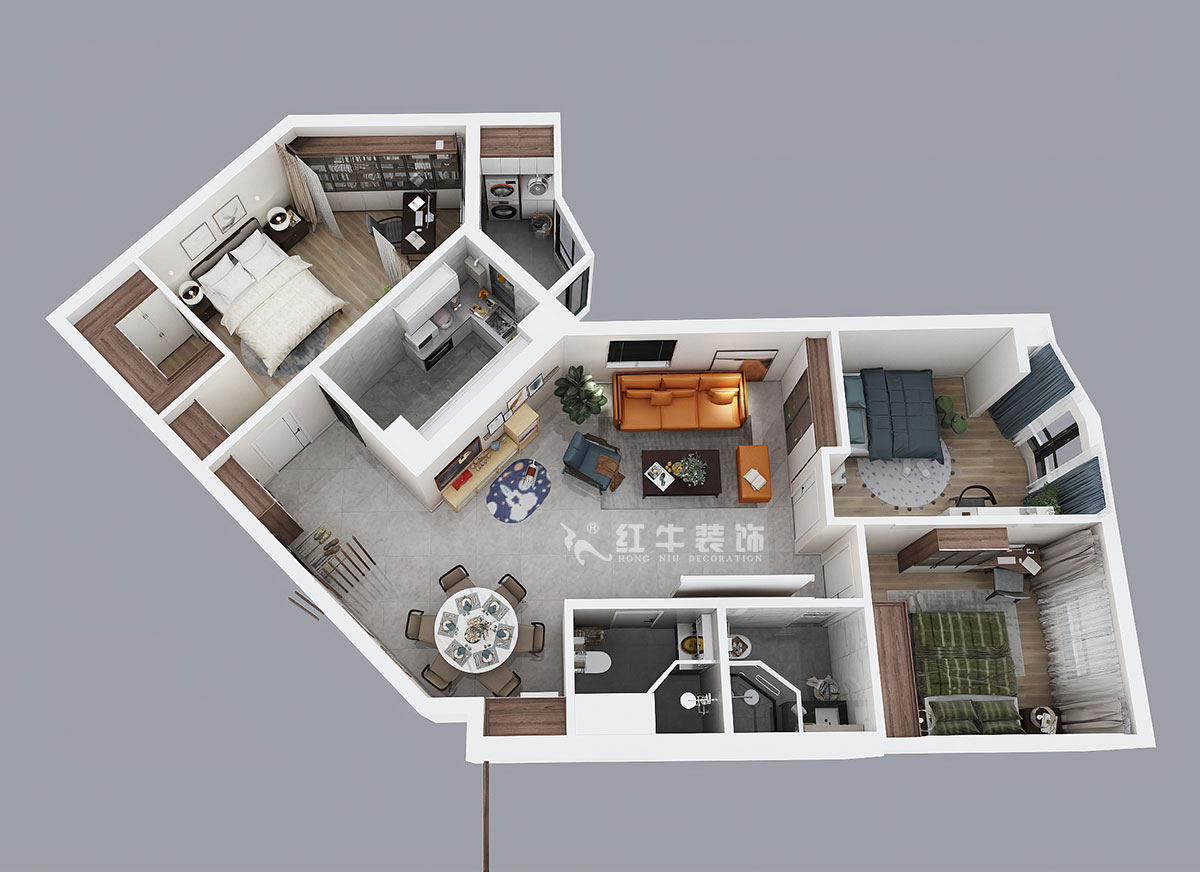 劉小勇|豐匯大廈1202-138㎡-現(xiàn)代風格|3室2廳2衛(wèi)|老房裝修|定制家¥196000|全包19