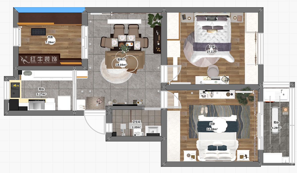 劉萍萍｜龍?bào)粗新?74號(hào)5-601-82㎡-輕奢風(fēng)格｜3室2廳1衛(wèi)｜老房裝修｜定制家￥121320｜全包11