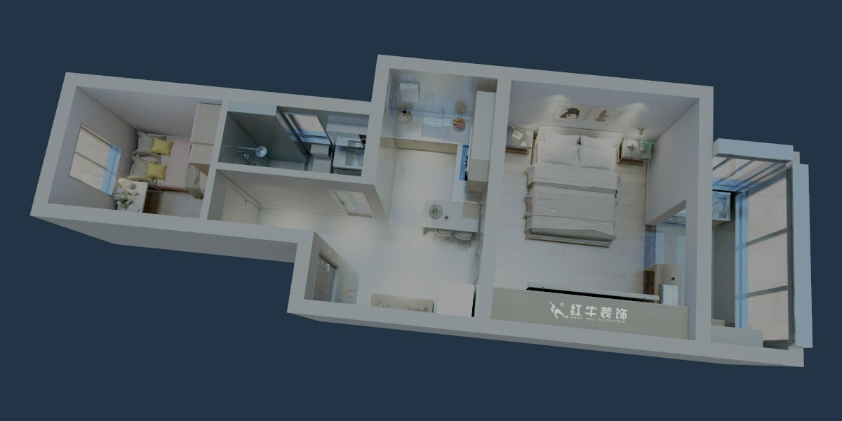 劉曉芳|老虎頭41-701-50㎡-現(xiàn)代風(fēng)格|2室1廳1衛(wèi)|老房裝修|定制家¥88740|全包8