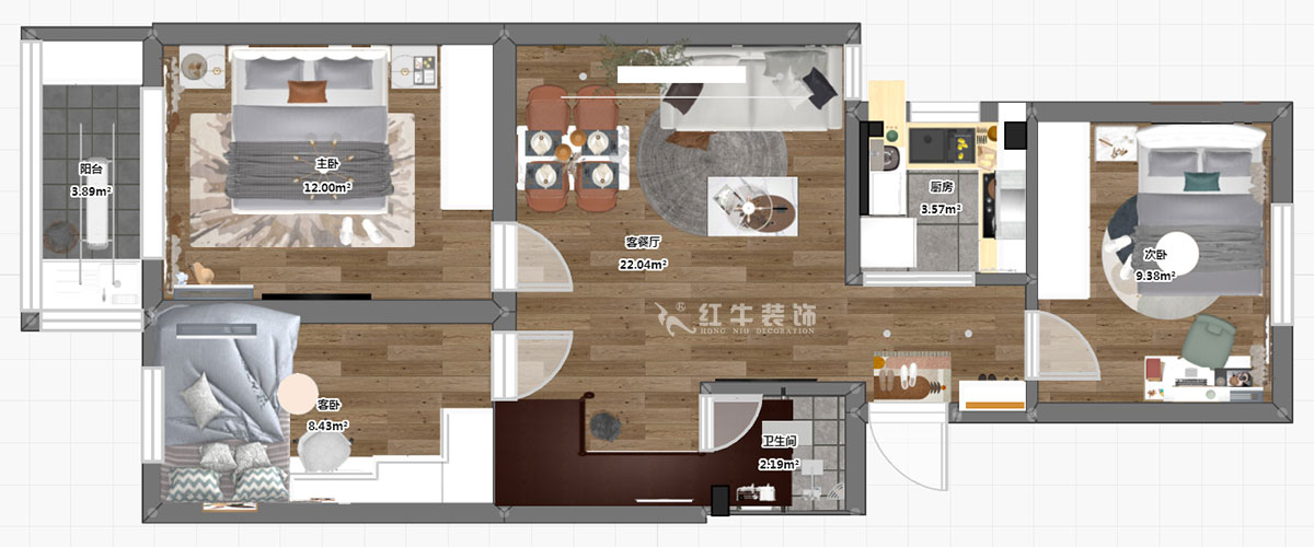 劉萍萍|華陽家園華彩苑47號702室-78㎡-簡約風(fēng)格|3室2廳1衛(wèi)|老房裝修|定制家¥111517|全包11