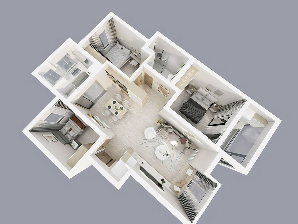 陸利民|富力城50-1204-93㎡-現(xiàn)代風(fēng)格|3室2廳1衛(wèi)|新房裝修|定制家|全包13