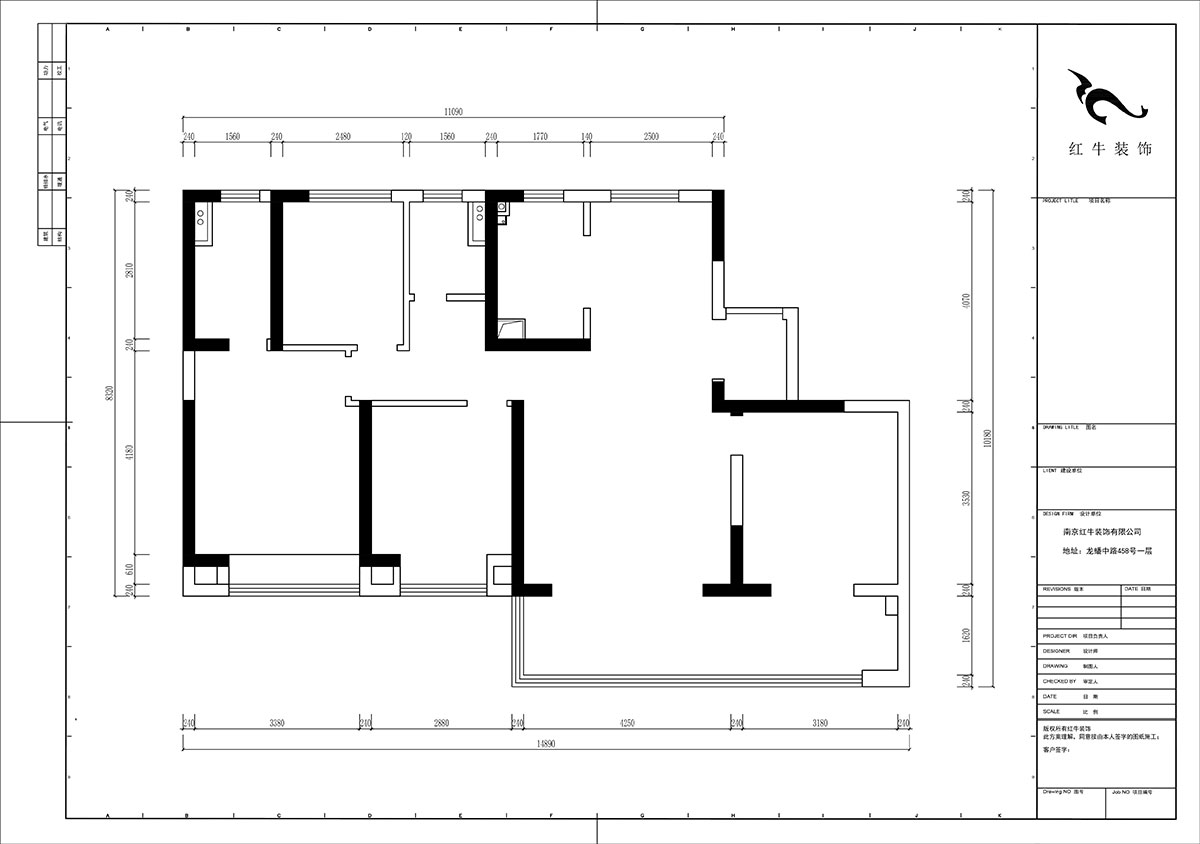 陸利民|金基中北映樾府5-702-140㎡-中式風格|4室2廳2衛(wèi)|精裝修改造|改造家|全包13