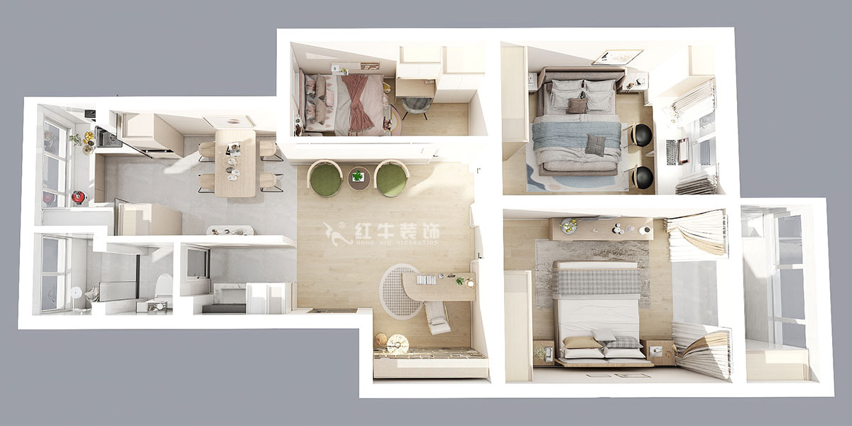 顧娟|郵政世紀(jì)花園43-101-75㎡-現(xiàn)代簡約風(fēng)格|3室2廳1衛(wèi)|舊房裝修|定制家|全包12