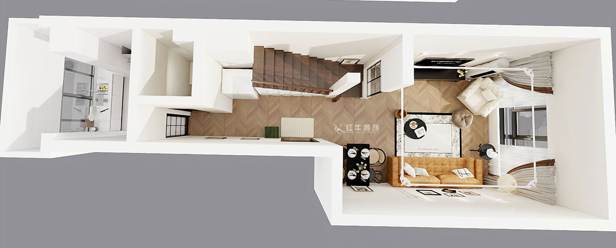 吳波|翠屏國(guó)際香樟苑-7-404-124㎡-現(xiàn)代風(fēng)格|3室2廳2衛(wèi)|二手房裝修|定制家|全包17萬(wàn)|00_07一層鳥(niǎo)瞰圖