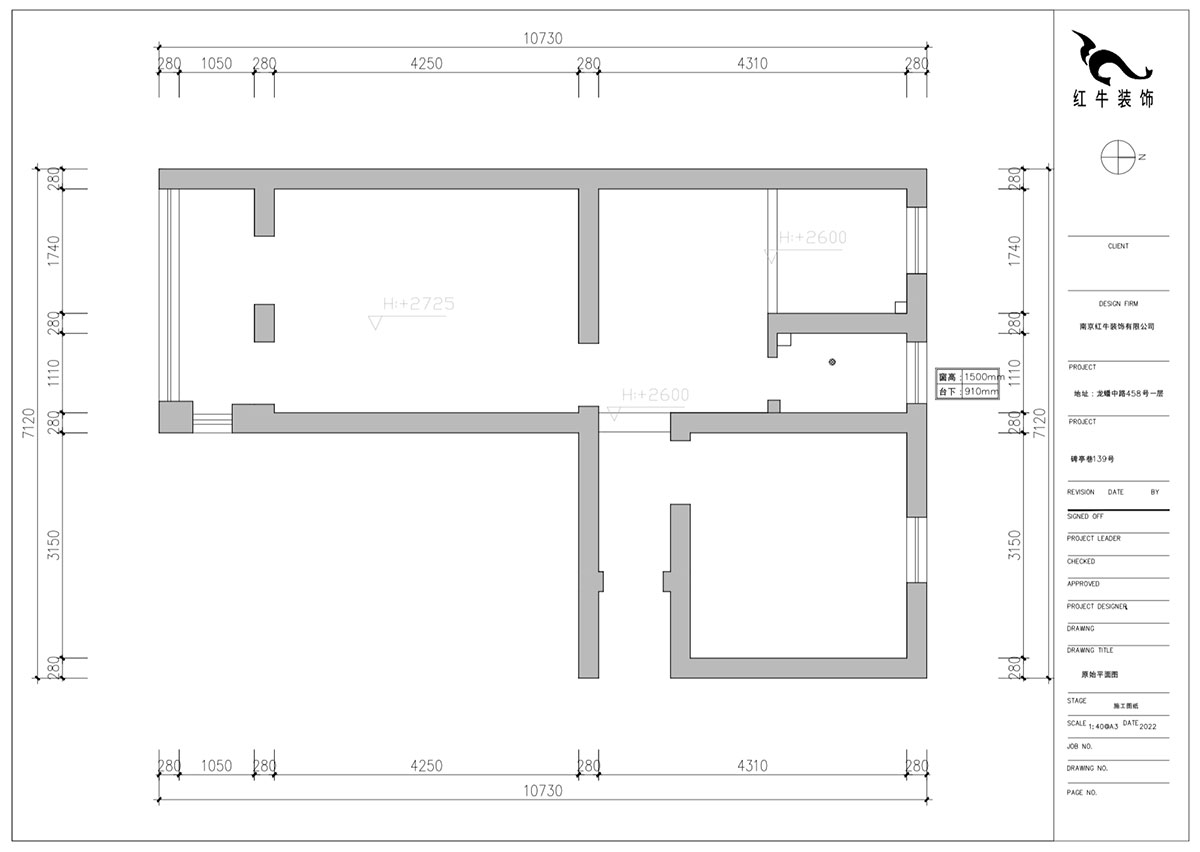 朱明琪|碑亭巷139號(hào)2-503-57㎡-現(xiàn)代風(fēng)格|2室1廳1衛(wèi)|老房改造|定制家|全包12萬(wàn)|00_01原始結(jié)構(gòu)圖